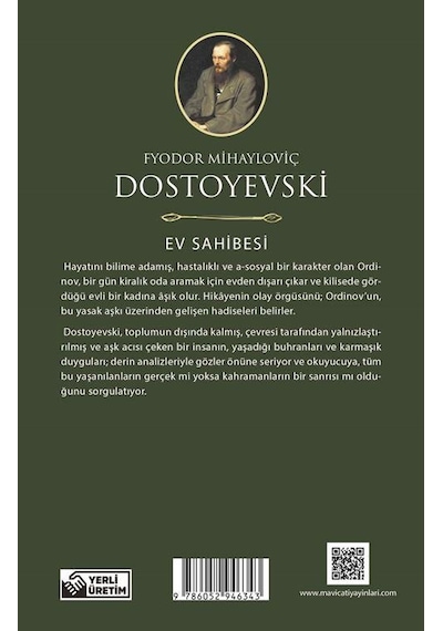 Ev Sahibesi - Dostoyevski - Maviçatı (dünya Klasikleri)