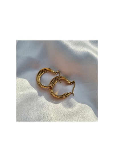 Triple Luxe Hoop Altın