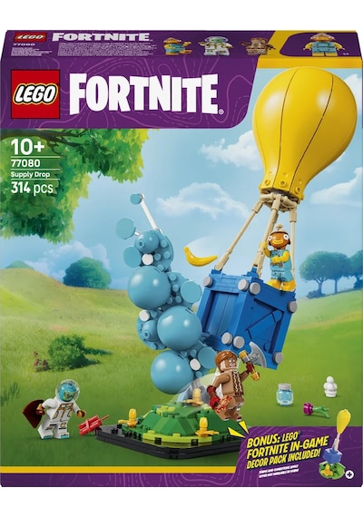 LEGO® Fortnite® Mühimmat Desteği 77080 - 10 Yaş ve Üzeri Çocuklar için 3 Minifigür İçeren Yaratıcı Oyuncak Yapım Seti (314 Parça)