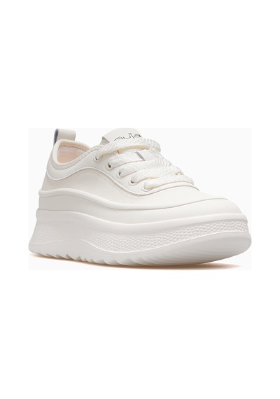 Guja 26y373 Kadın Bağcıklı Kalın Taban Sneaker Ayakkabı Bej