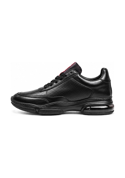 Lufian 111230301 Luke Sneaker Erkek Deri Ayakkabı Siyah