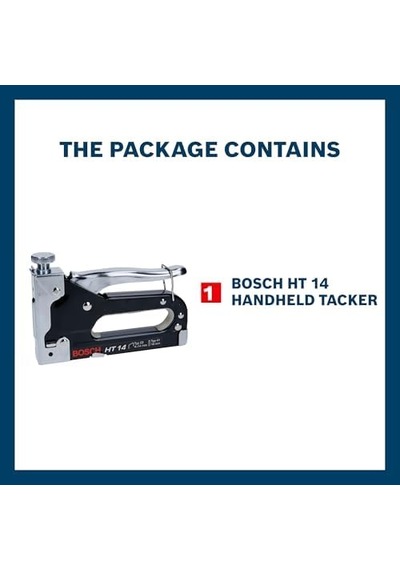 Professional Accessories 603038001 El Zımbası Ht 14 Ahşap, Zımba Tipi 41 , Siyah, 1 Adet