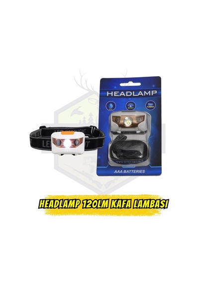 Kx 3w Uzun Menzilli Led Kafa Lambası - 3 Kademeli Vmax Pil Dahil