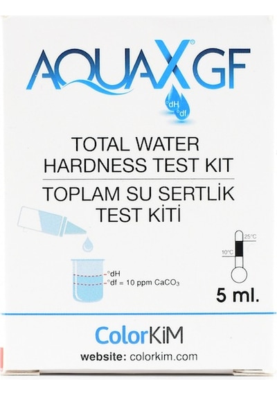 Yerli 5 Ml Aquax Gf- Toplam Su Sertliği Test Kiti