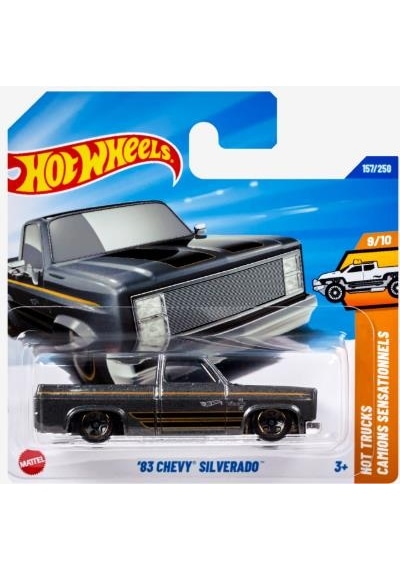 Hot Wheels Tekli Arabalar '83 Chevy Silverado Jmt29 Hot Trucks Çok Renkli