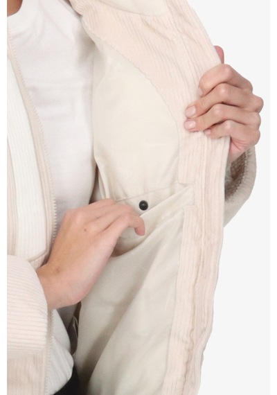 Nike Sportswear Therma Fit Essential Prima Womens Cream Jacket Kadın Mont Krem
