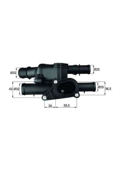 Audi A3 Termostat 1.6 Fsi 2005-2011 Blf Blp Mahle Tm1105
