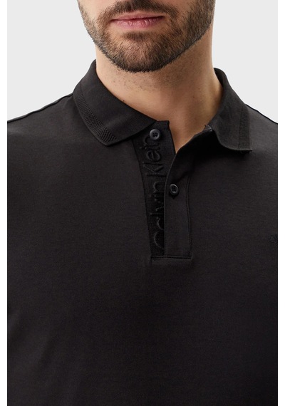 Calvin Klein Erkek Polo Yaka T Shirt K10k114135 Beh Siyah SIYAH