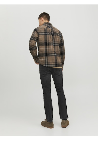 Jack & Jones Erkek Mike Original 425 Comfort Fit Jean Black Denim
