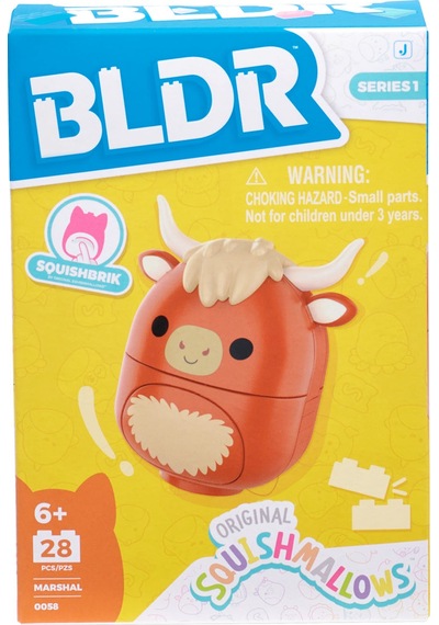 Bldr Squishmallows Tekli Paket Seri 1 - Sığır Marshal Cns0058