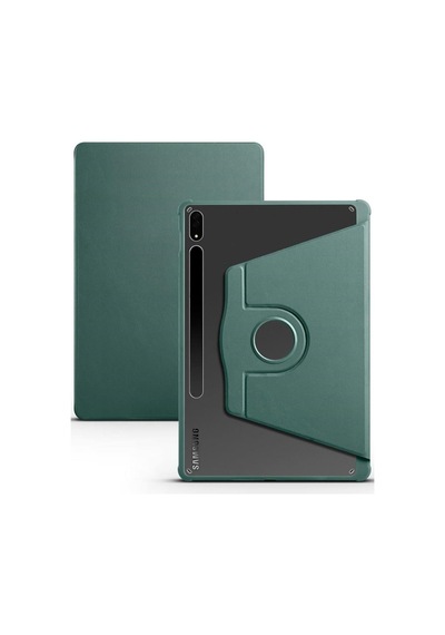 Galaxy Uyumlu Tab S7 Fe Lte T737-t736-t733-t730 Kılıf Zore Termik Kalem Bölmeli Dönebilen Standlı Kılıf
