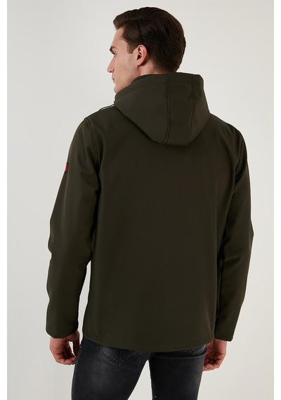 Buratti Suya Ve Rüzgara Dayanıklı Kapüşonlu Softshell Erkek Mont 5855045 Haki Buratti Suya Ve Rüzgara Dayanıklı Kapüşonlu Softshell Erkek Mont 5855045 Haki