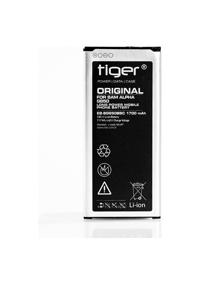 Tiger Samsung Uyumlu Galaxy Alpha G850 Eb-Bg850Bbc Batarya 1700 Mah