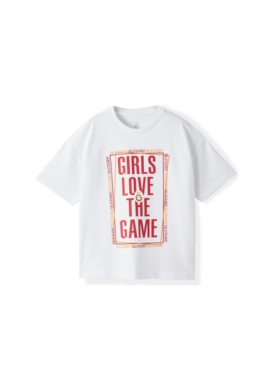 Gsstore Galatasaray Kadın T-shirt K252144 Beyaz