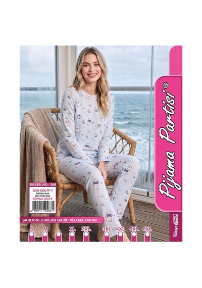 Genel Markalar Pijama Mavi Mavi
