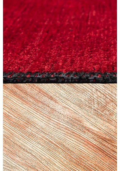 Kilimista Milano Ml104 Kırmızı Leke Tutmaz Antialerjik Yıkanılabilir Dokuma Dekoratif Halı Kilim