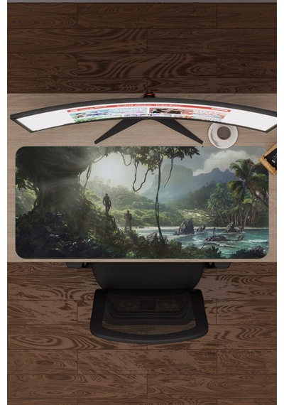 Crysis Kaymaz Dikişli Kauçuk Oyuncu Mousepad V5 - 90x40 Xxl Gaming Mouse Pad Fare Altlığı