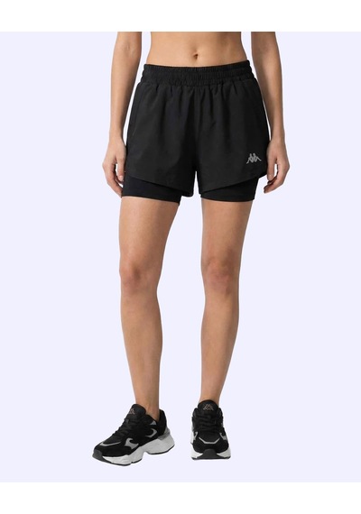 Kappa Fesa Short Kadın Siyah Regular Şort