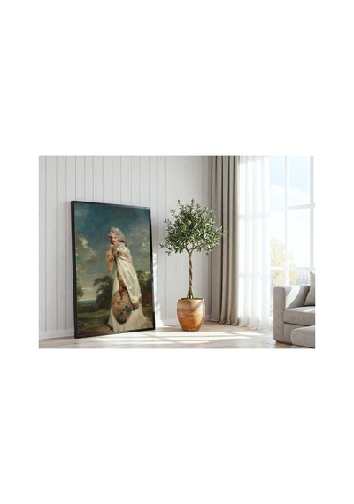 Botanik Lawrence Elizabeth Farren Portresi Çerçevesiz Poster 21x30 Cm A4 Botanik Doğa Tarihi
