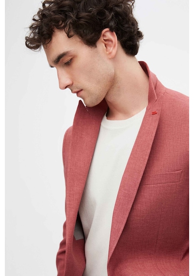 D's Damat Slim Fit Gül Kurusu Krep Desen Kumaş Ceket 2ef04om014090 Gülkurusu