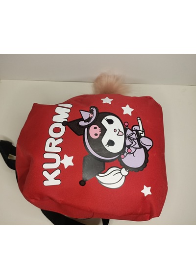 Kuromi Çanta Huzurlu Adımlar Kırmızı