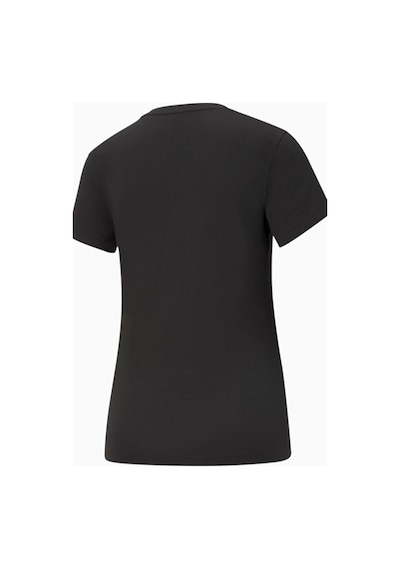 Puma Ess Logo Tee Kadın Siyah T-shirt 586774-01