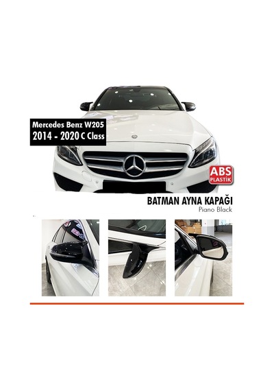 Mercedes W205 2015-2021 Uyumlu Batman Ayna Kapağı