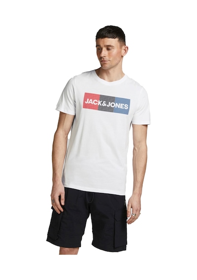Jack & Jones Bisiklet Yaka Logolu Tişört-corplogo 12151955 - 1 White Beyaz - Kırmızı - Siyah Jack & Jones Bisiklet Yaka Logolu Tişört-corplogo 12151955 - 1 White Beyaz - Kırmızı - Siyah