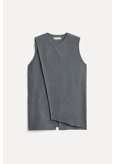 Mudo Kadın Kadın Gri Melanj Oversize Süveter 1271710