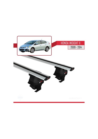Honda Insight Iı 2009-2014 Arası İle Uyumlu Ace-4 Ara Atkı Tavan Barı Gri