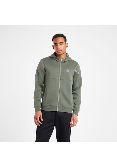 Lescon Erkek Fermuarlı Kapüşonlu Sweatshirt 25n-1128 Haki