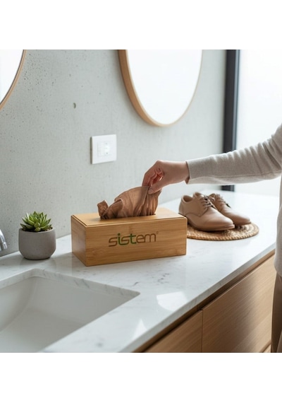 Sistem 10 Tane Deneme Çorabı Ahşap Deneme Kutusu Hediye.-renksiz Ten Rengi