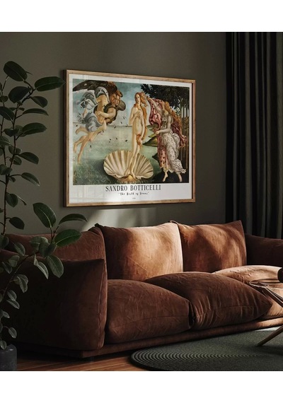 Çerçevesiz Poster Sandro Botticelli Venüs'ün Doğuşu 2