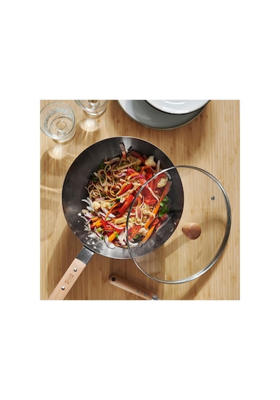 Ikea Vardagen Wok Tava 28 Cm Şeffaf - Siyah