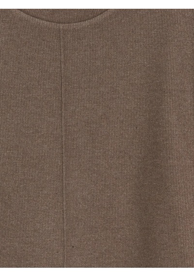 LC Waikiki Lc Waıkıkı Gri Bisiklet Yaka Oversize Kadın Tunik