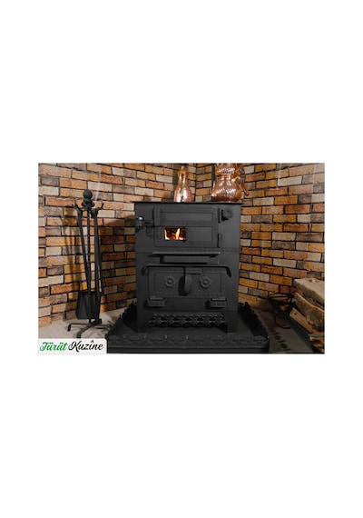 Karadeniz Kuzinesi 65 50 - 45 45 Fırın Ölçüsü - Odun Ve Kömür Yakıtlı- 2 Mm Gövdeli