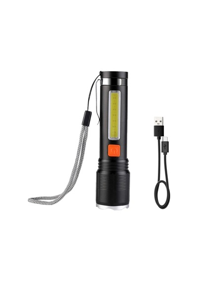Gold Orion Km-102 4 Modlu Tip-c Şarjlı Zoomlu Taktikal El Feneri Açık Gri