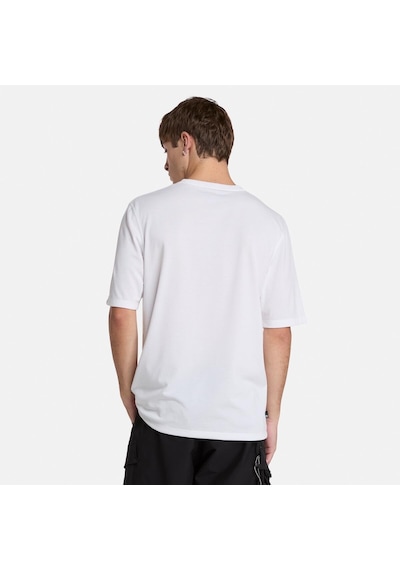 Timberland Uv-protection Logo Short Sleeve Tee Erkek T-shirt-33629 Beyaz