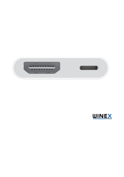 Winex Lightning 4K Digital Av Lightning Şarj Adapter Dönüştürücü