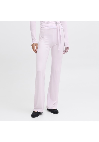Jack & Jones Kadin Yuksek Bel Yoga Tayti Interlock Kumas Esnek Spor Tayt - 12292391 Pink-a-boo