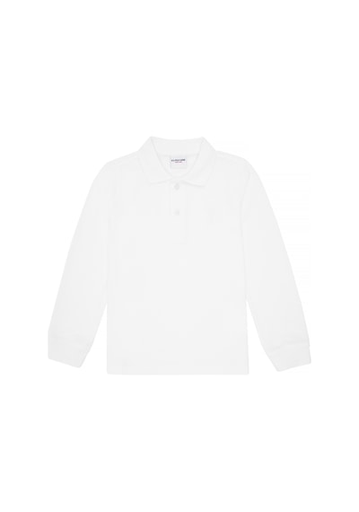 U.S. Polo Assn. Erkek Çocuk Beyaz Basic Polo Yaka Sweatshirt 50289141-VR013
