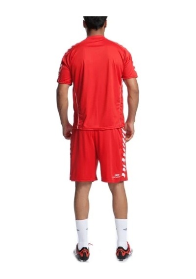 Sportive Erkek Kırmızı Şort Siyah