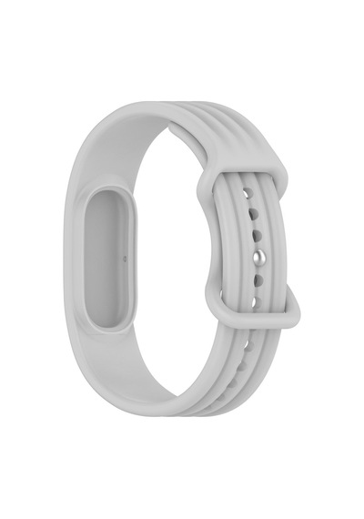 Caseonn Google Fitbit Air Kordon Premium Silikon Spor Kayış Gri