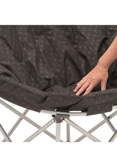 Outwell Casilda Deluxe Konforlu Katlanır Doğa Ve Kamp Sandalyesi Blk Unisex Sandalye - Siyah