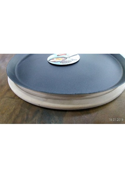 Alüminyum Pizza Tavası Tepsisi 32 CM Teflon