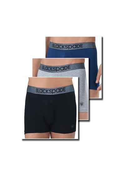 Blackspade 9472 Erkek Modern Basics Shorty 3 Lü Siyah-Gri Melanj- Blackspade 9472 Erkek Modern Basics Shorty 3 Lü Siyah-Gri Melanj-