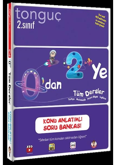 Tonguç Akademi Yayınları 2. Sınıf 0'Dan 2'Ye Konu Anlatımlı Soru