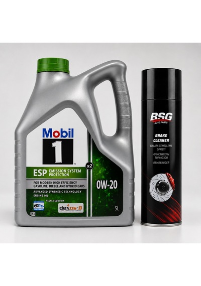 Mobil 1 Esp X2 0w-20 Motor Yağı 5 L + Balata Spreyi 500 ML