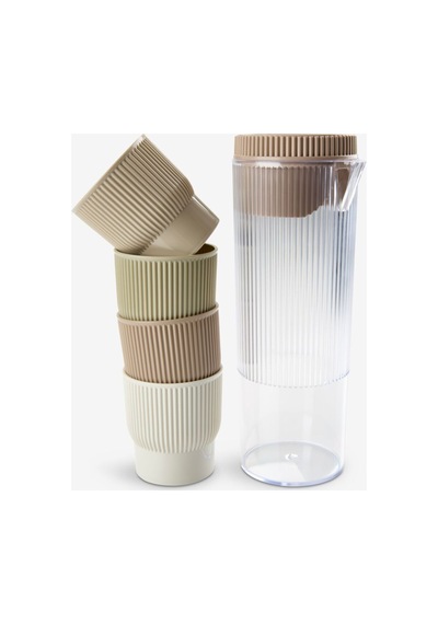 Bardaklı Sürahi 1.1 Ltr. 4 Bardak