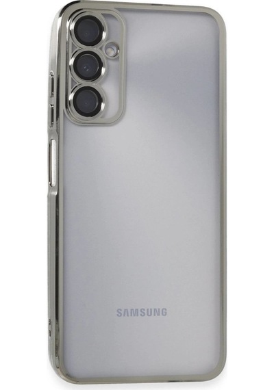 Samsung Galaxy A05s Kılıf Razer Lensli Silikon - Gümüş